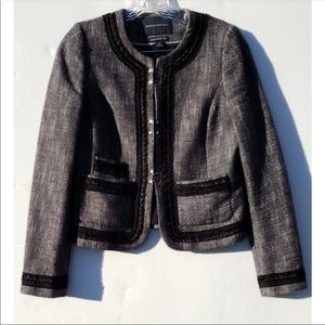 Banana Republic black & gray blazer